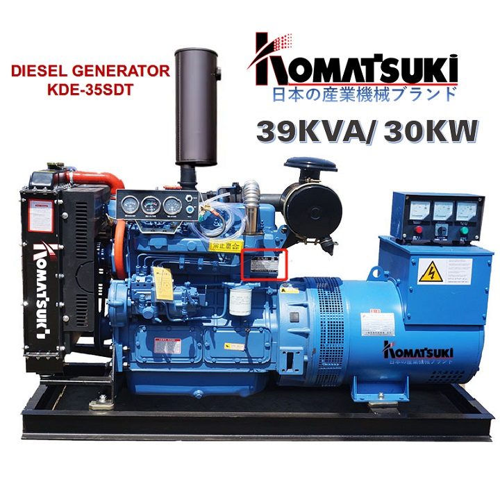 Máy Phát Điện Trang Trại 30Kw Komatsuki KDE-35SDT