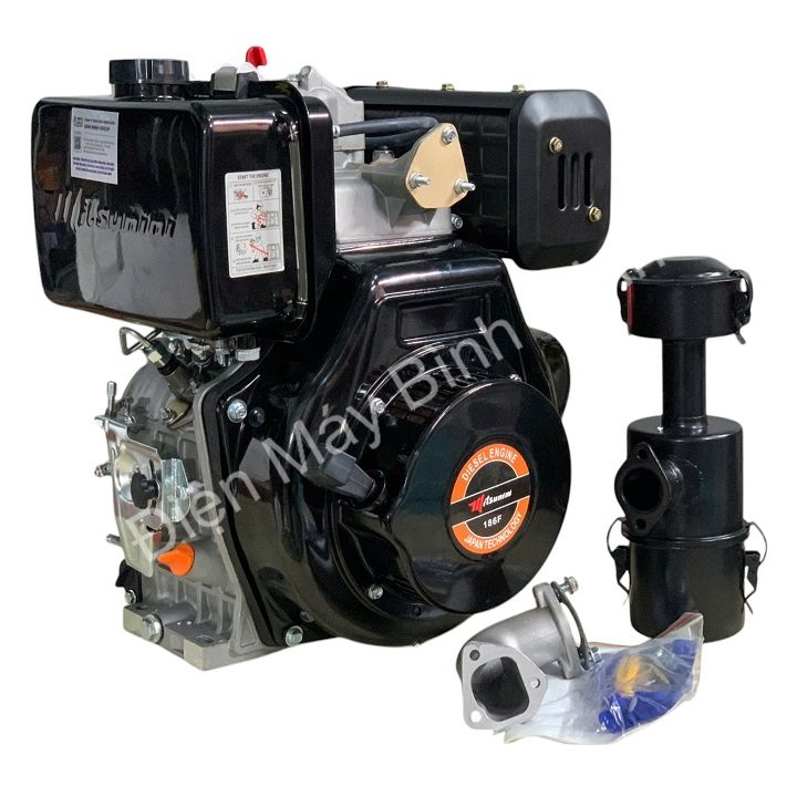 Động Cơ Chạy Dầu 10HP Mitsunini MT-186FA