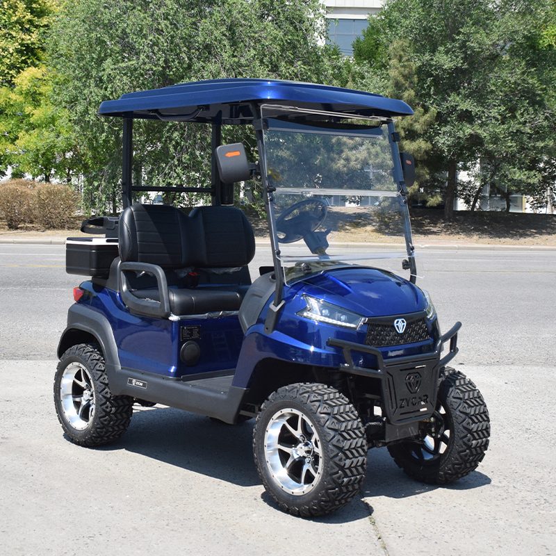 Xe golf mini 2 chỗ ngồi R2 màu xanh hoàng gia