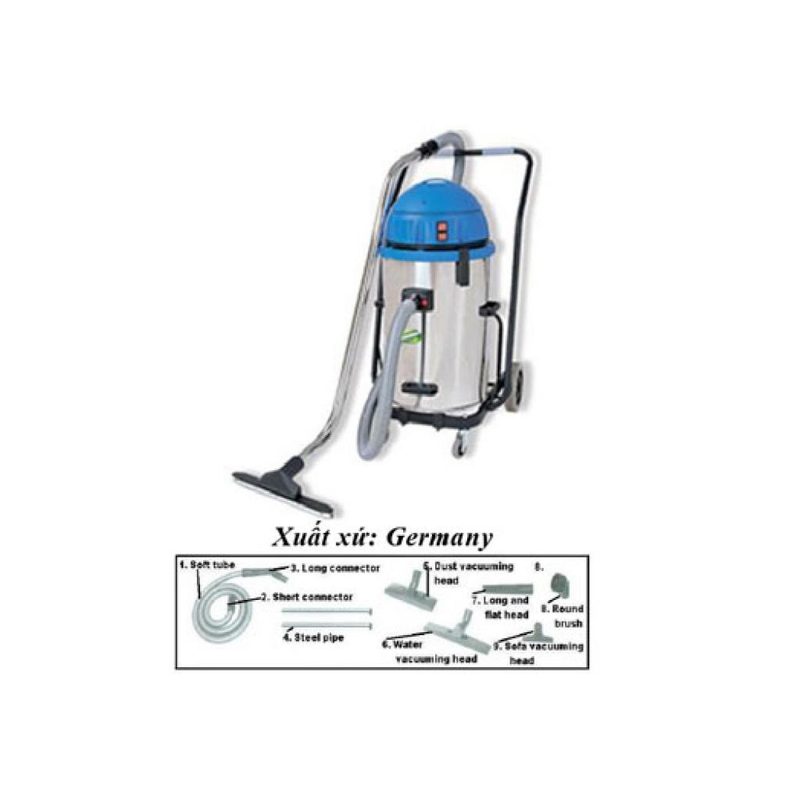 Máy hút bụi nước công nghiệp EuroMac ERM 802
