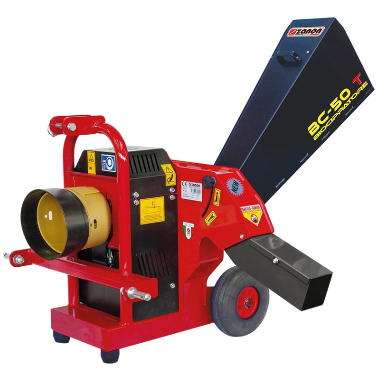 Máy băm gỗ trục các đăng Zanon BC 50-T