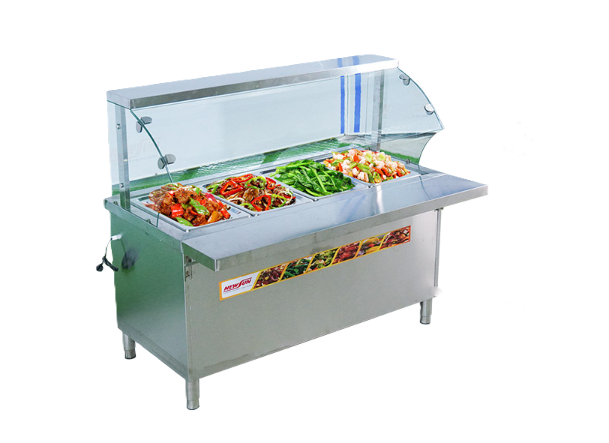 Tủ hâm nóng thức ăn kính cong OKASU KC-1200