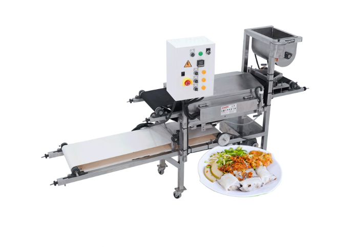 Máy tráng bánh cuốn, bánh ướt tự động 30kg/giờ