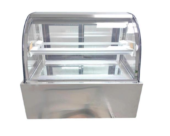Tủ trưng bày bánh kính cong 90cm BAKERTOP BKCD900